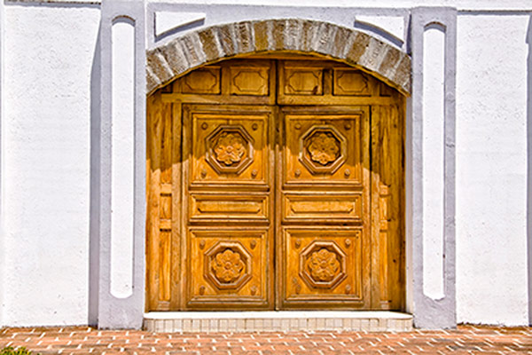 Door of Chapel in Salcoatitan